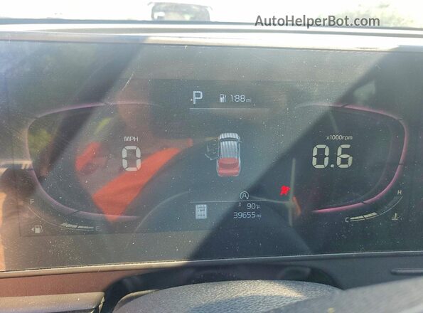 5XYK33DF2RG157861 2024 KIA SPORTAGE Серый Вид щитка приборов