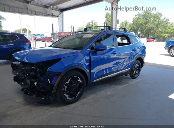 5XYK33DF2TG440297 2026 KIA SPORTAGE Blue Առջևի ձախ երեք քառորդ տեսարան