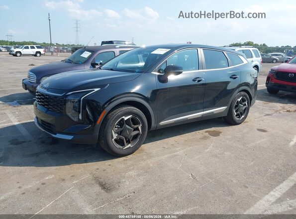 5XYK33DF3TG335574 2026 KIA SPORTAGE Black Առջևի ձախ երեք քառորդ տեսարան