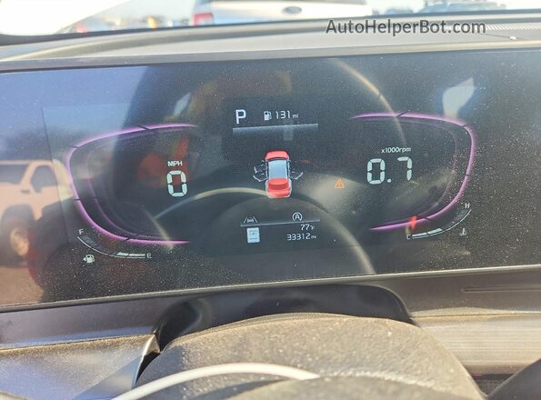 5XYK33DF5SG283296 2025 KIA SPORTAGE White Вид щитка приладів