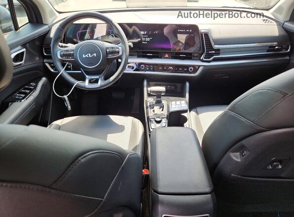 5XYK33DF6SG296106 2025 KIA SPORTAGE Gray Vista del salpicadero