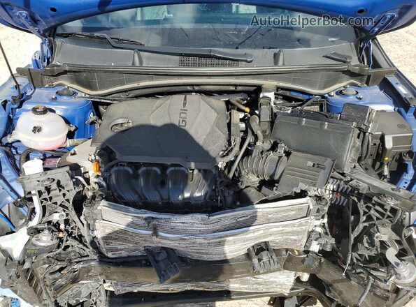 5XYK33DF8SG240037 2025 KIA SPORTAGE Blue ძრავის განყოფილების ხედი