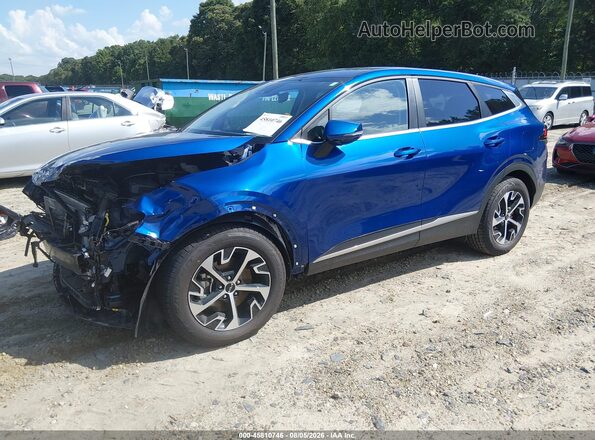 5XYK33DF8SG320048 2025 KIA SPORTAGE Blue Передня ліва чверть
