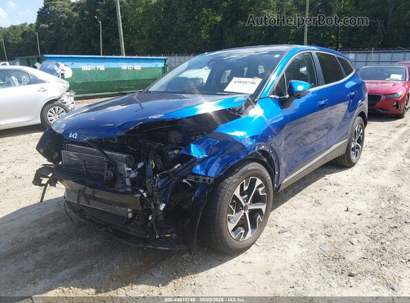 5XYK33DF8SG320048 2025 KIA SPORTAGE Blue Вид спереду