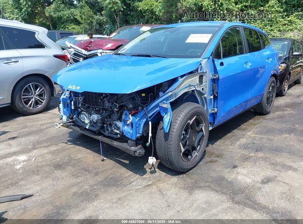 5XYK33DF9TG383872 2026 KIA SPORTAGE Blue Առջևի ձախ երեք քառորդ տեսարան