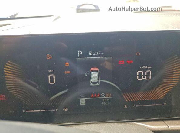 5XYK33DFXTG379782 2026 KIA SPORTAGE Blue Սարքավորումների վահանակի տեսք