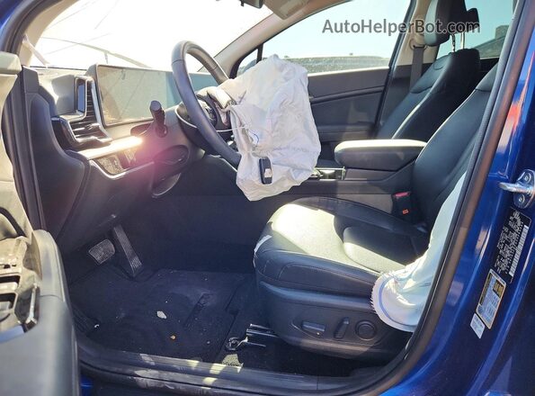 5XYK3CDF0SG265563 2025 KIA SPORTAGE Blue Vista interior delantera