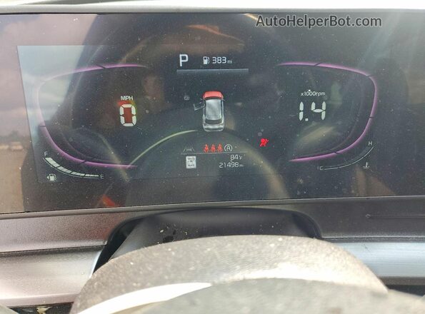5XYK3CDF8RG210871 2024 KIA SPORTAGE Черный Вид щитка приборов