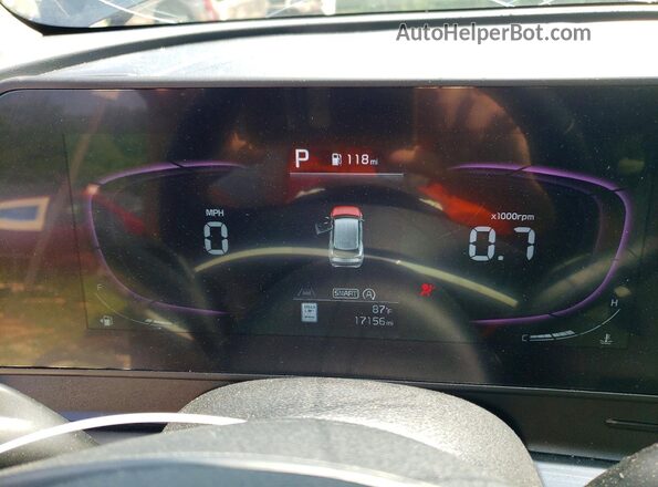 5XYK3CDFXRG162600 2024 KIA SPORTAGE Black Instrument cluster view