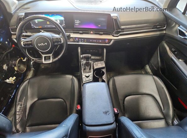 5XYK43AF3PG043768 2023 KIA SPORTAGE Blue წინა პანელის ხედი
