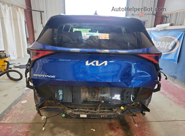 5XYK43AF3PG043768 2023 KIA SPORTAGE Blue უკანა ხედი
