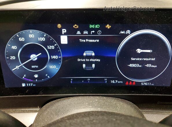 5XYK43AF5PG028267 2023 KIA SPORTAGE Black Instrument cluster view