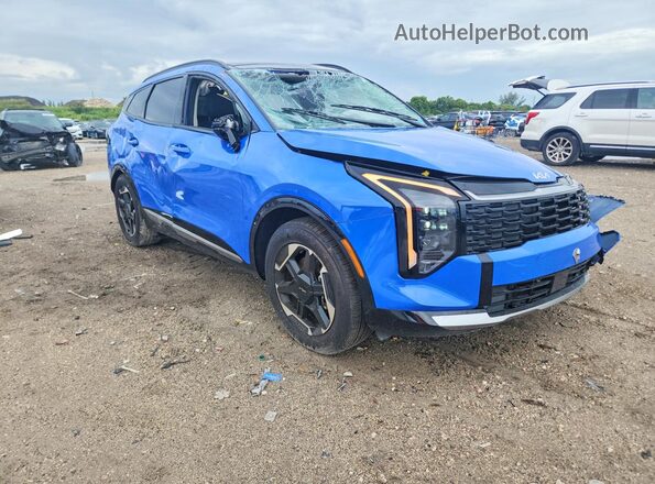 5XYK43DF2TG358728 2026 KIA SPORTAGE Blue Передня права чверть