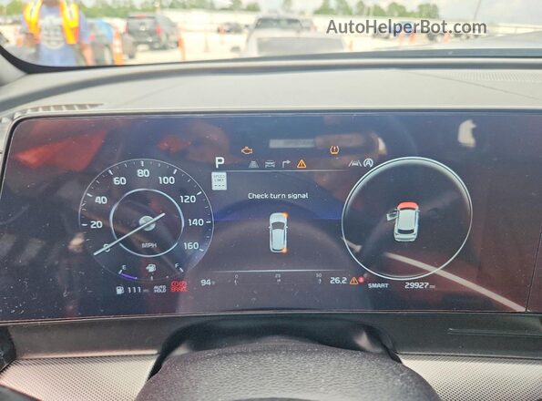5XYK43DF4SG288938 2025 KIA SPORTAGE Black Instrument cluster view
