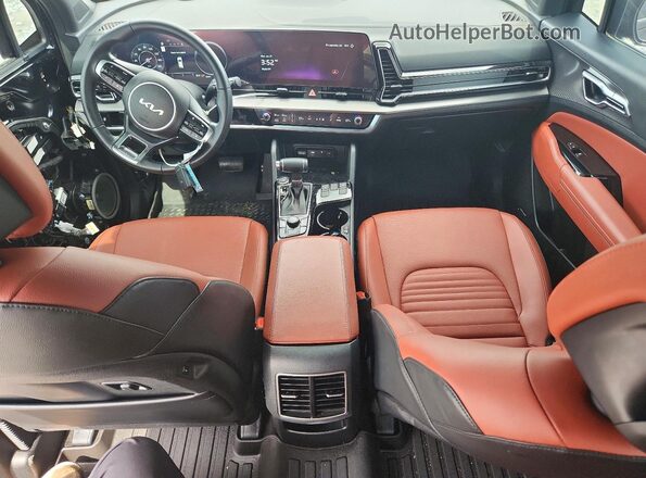 5XYK43DF4SG288938 2025 KIA SPORTAGE Black Dashboard view