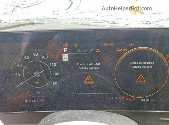 5XYK43DFXRG218810 2024 KIA SPORTAGE Угольный Вид щитка приборов