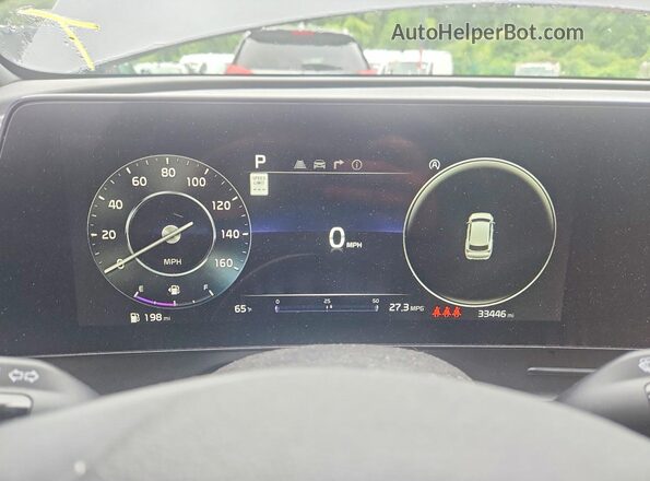 5XYK4CAF8PG116892 2023 KIA SPORTAGE Gray Widok zestawu wskaźników