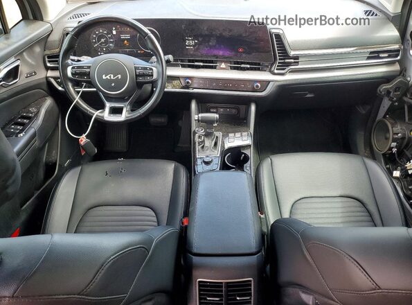 5XYK53AF0PG085148 2023 KIA SPORTAGE Silver წინა პანელის ხედი