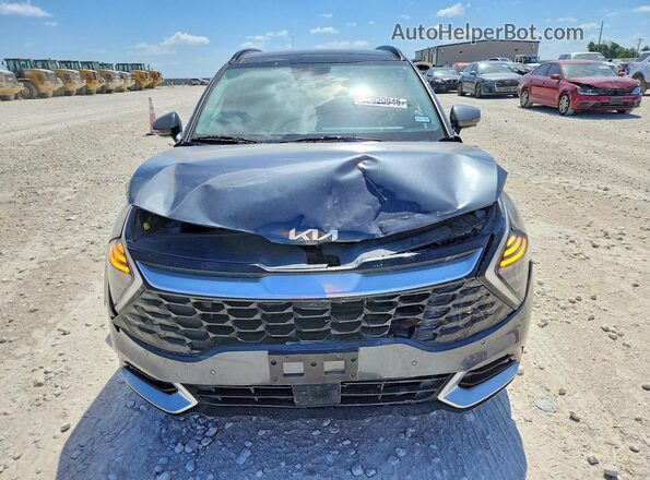 5XYK53AF1PG069489 2023 KIA SPORTAGE Black Vista frontal