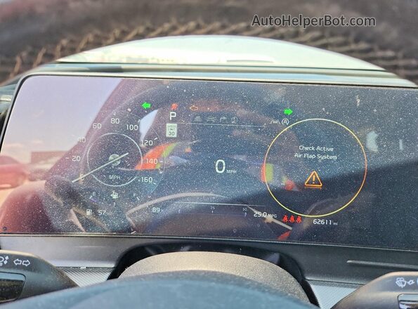 5XYK53AF1PG069489 2023 KIA SPORTAGE Black Vista del cuadro de instrumentos