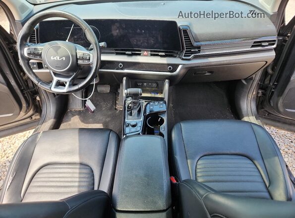 5XYK53AF1PG100479 2023 KIA SPORTAGE Gray Widok deski rozdzielczej