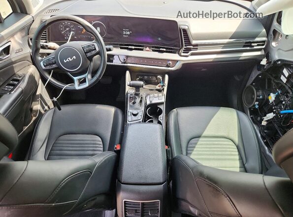 5XYK53AF1PG121848 2023 KIA SPORTAGE Silver წინა პანელის ხედი