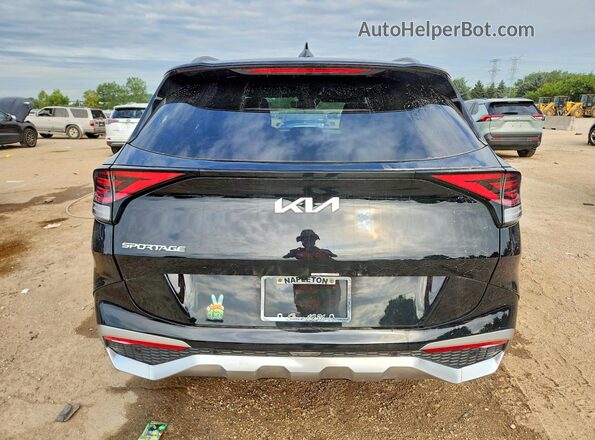 5XYK53AF3PG090523 2023 KIA SPORTAGE Black Vista trasera