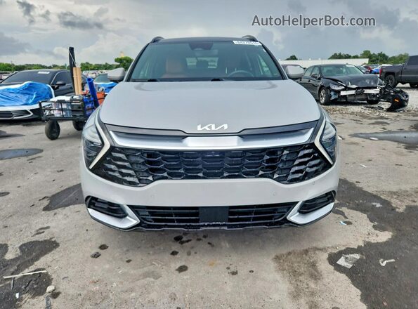 5XYK53AF4PG085752 2023 KIA SPORTAGE Gray Front view