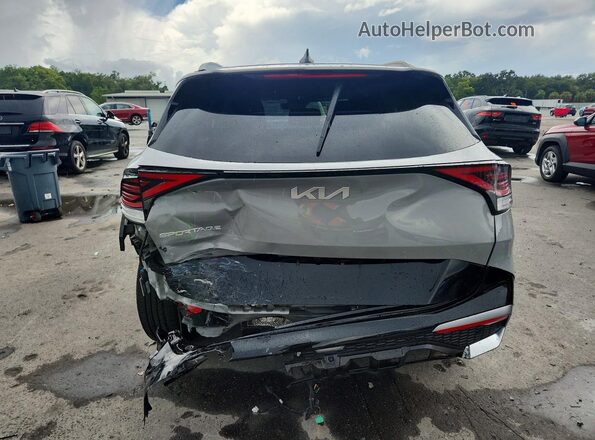 5XYK53AF4PG085752 2023 KIA SPORTAGE Gray Rear view