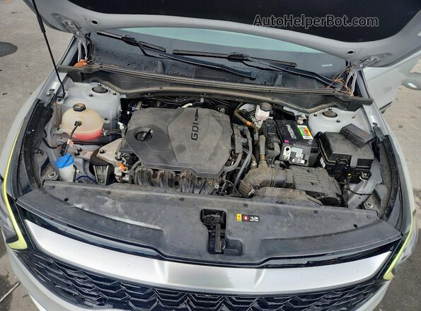 5XYK53AF4PG085752 2023 KIA SPORTAGE Gray Engine compartment view