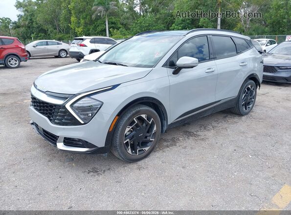 5XYK53AF5PG119083 2023 KIA SPORTAGE Gray Front left
