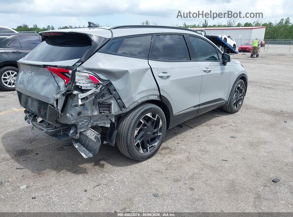 5XYK53AF5PG119083 2023 KIA SPORTAGE Gray Rear right