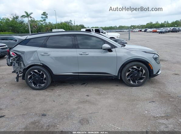 5XYK53AF5PG119083 2023 KIA SPORTAGE Gray 360 interior view