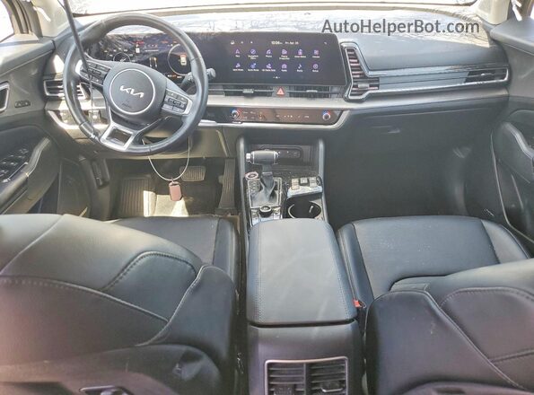 5XYK53AF6PG072162 2023 KIA SPORTAGE Black Dashboard view