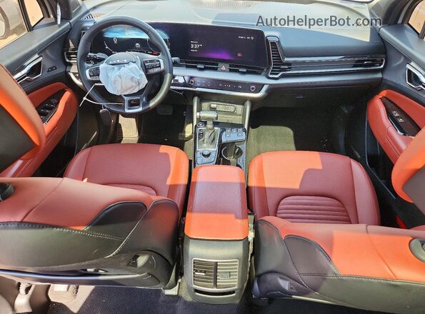 5XYK53DF1RG181451 2024 KIA SPORTAGE Gray Вид панелі приладів