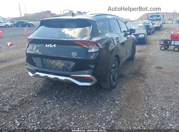 5XYK53DF1SG270216 2025 KIA SPORTAGE Black უკანა მარჯვენა