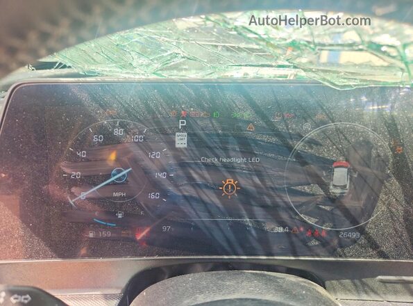 5XYK53DF5SG249014 2025 KIA SPORTAGE Gray ხელსაწყოთა პანელის ხედი