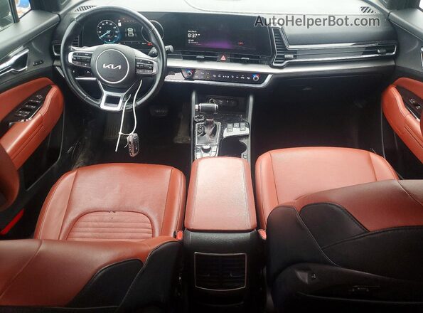 5XYK5CAF3PG001968 2023 KIA SPORTAGE Black Вид панелі приладів