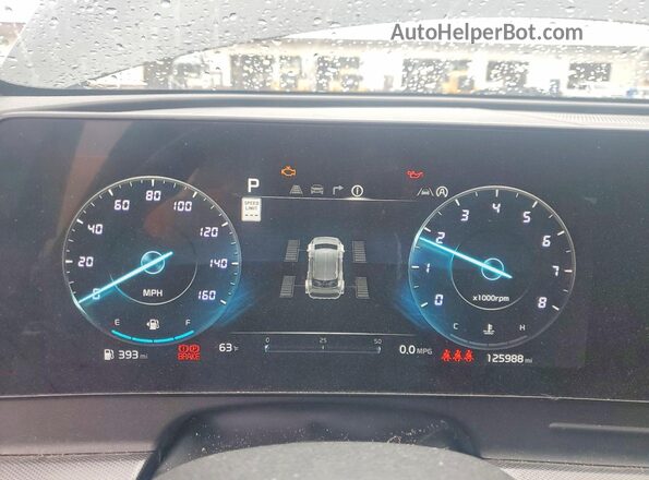 5XYK5CAF3PG001968 2023 KIA SPORTAGE Black Вид щитка приладів