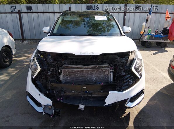 5XYK5CDF0RG143175 2024 KIA SPORTAGE White Instrument cluster view