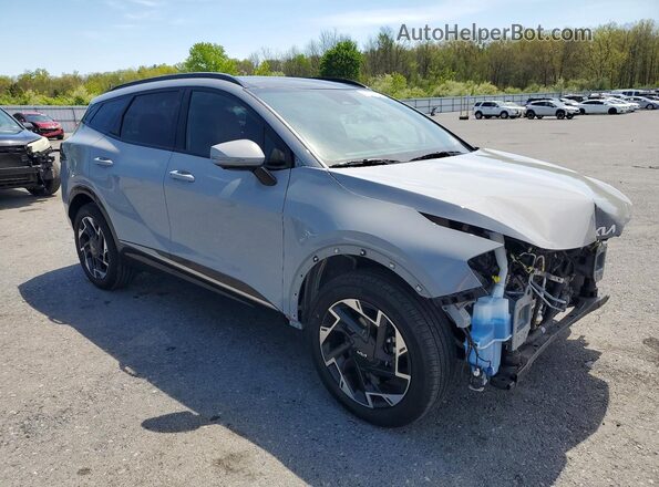 5XYK5CDF0RG169226 2024 KIA SPORTAGE Silver Передня права чверть