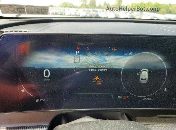 5XYK5CDF0RG169226 2024 KIA SPORTAGE Silver Вид щитка приладів