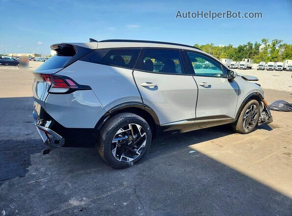 5XYK5CDF1RG205330 2024 KIA SPORTAGE Silver Rear right