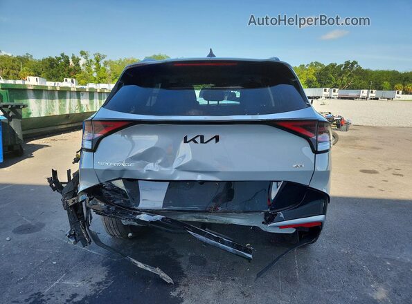 5XYK5CDF1RG205330 2024 KIA SPORTAGE Silver Rear view