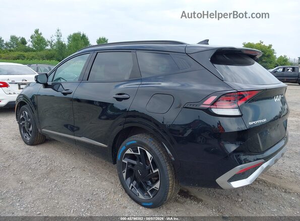 5XYK5CDFXRG200157 2024 KIA SPORTAGE Black Trasero izquierdo