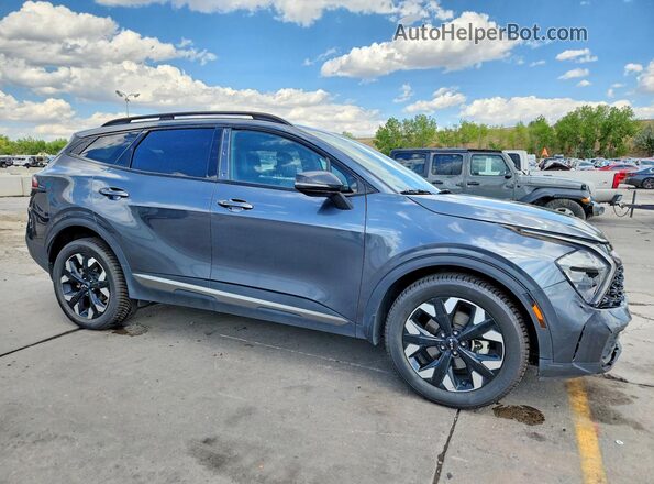 5XYK6CAF2PG074648 2023 KIA SPORTAGE Угольный Передняя правая четверть