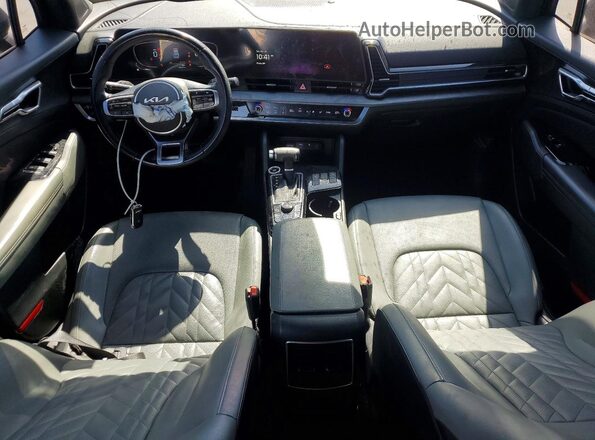 5XYK6CAF3PG006228 2023 KIA SPORTAGE Black Dashboard view