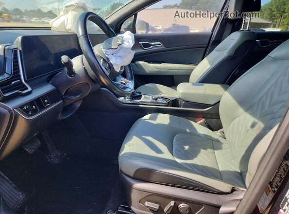5XYK6CAF7PG079487 2023 KIA SPORTAGE Black Вид салону спереду