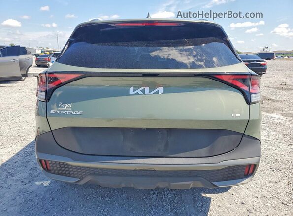 5XYK6CAFXPG090273 2023 KIA SPORTAGE Green Widok z tyłu