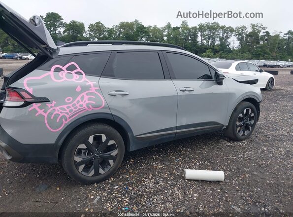 5XYK6CDF0RG205168 2024 KIA SPORTAGE Gray Rear interior view